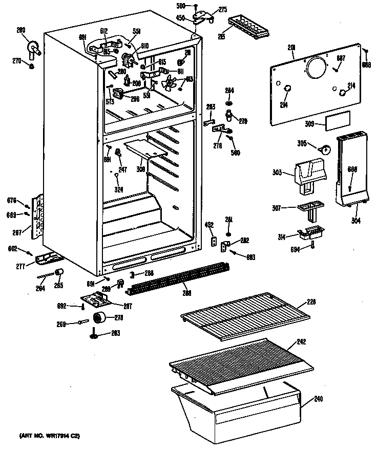 Cabinet/shelves