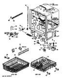 Tub assembly/racks