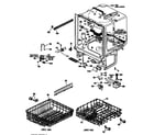 GE GSD1125S48 tub assembly/racks diagram