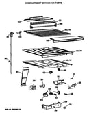 Compartment separator parts
