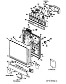 Control panel/door
