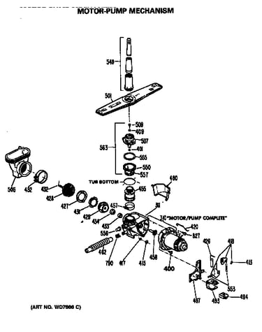 Motor-pump mechanism