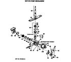 GE GSD660P-49BA motor-pump mechanism diagram