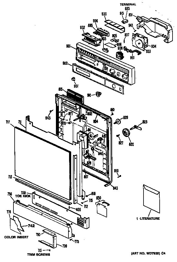 CONTROL PANEL/DOOR