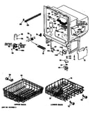 Tub assembly/racks