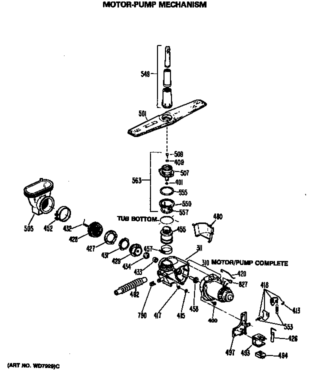 MOTOR/PUMP ASSEMBLY