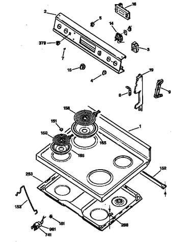 Control panel/cooktop