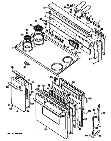 Cooktop/doors