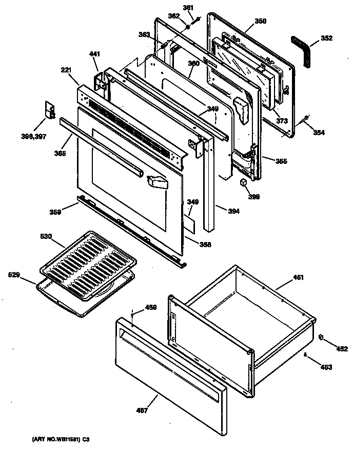 Door/drawer