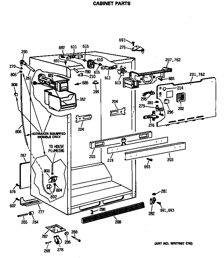 Cabinet parts