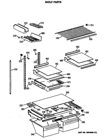Shelf parts