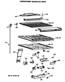 Compartment separator parts