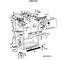 GE TBX22JITMRWH cabinet parts diagram