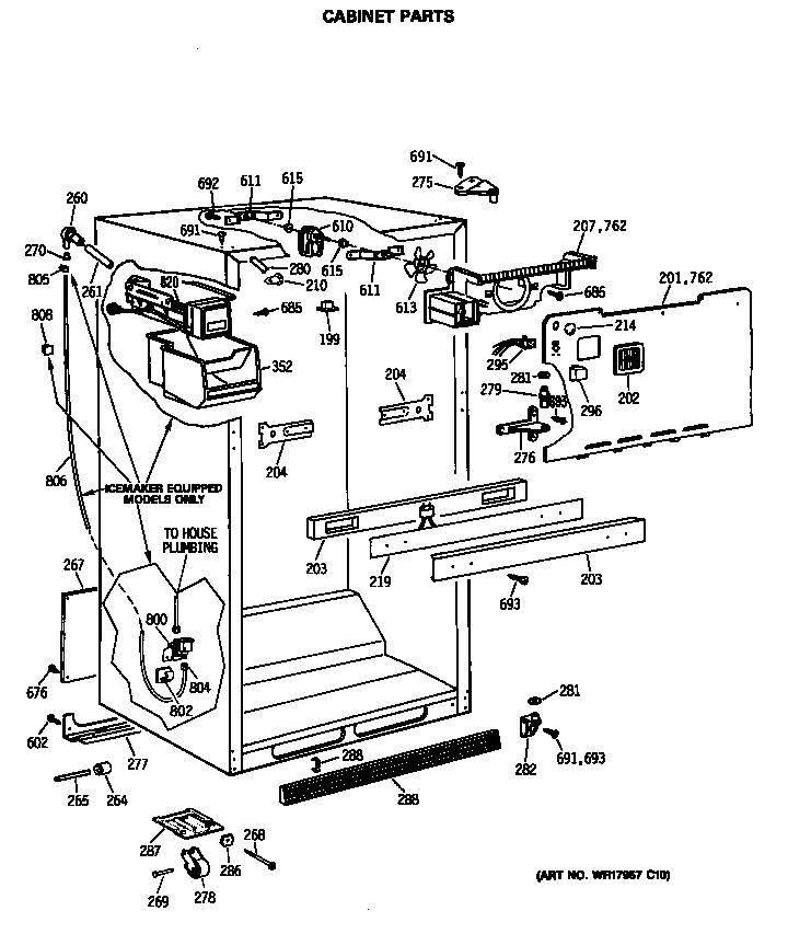 Cabinet parts