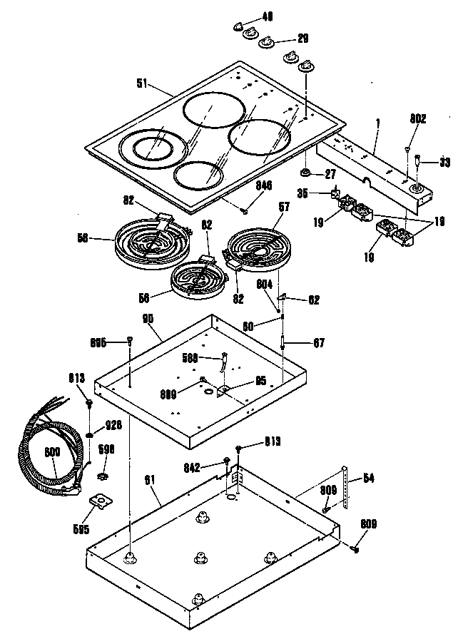 Cooktop assembly