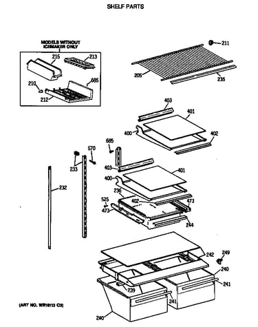 Shelf parts