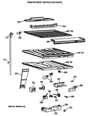 Compartment separator parts