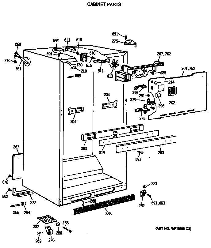 CABINET PARTS