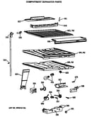 Compartment separator parts