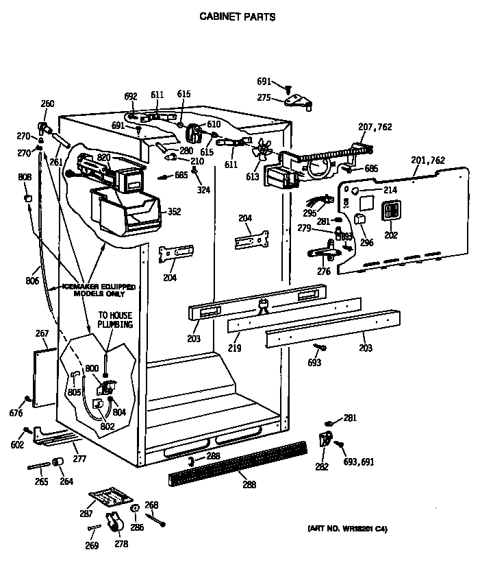 Cabinet parts