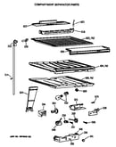 Compartment separator parts