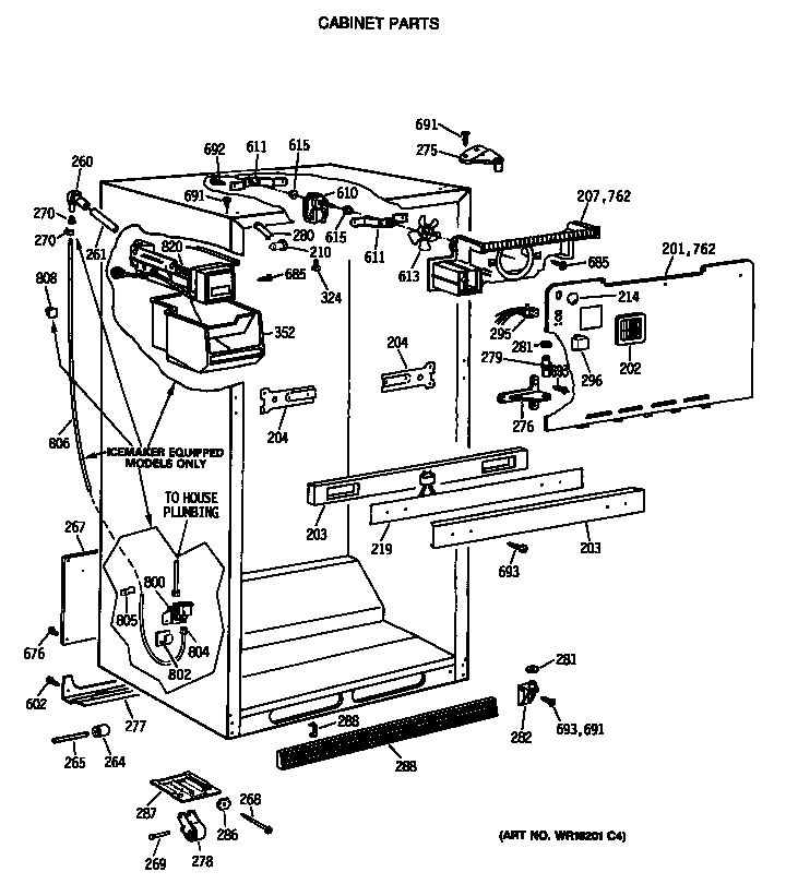 Cabinet parts