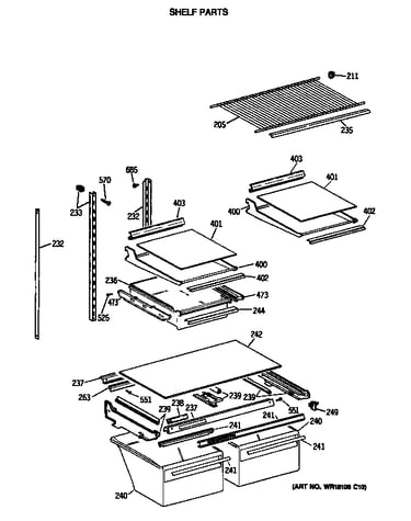 Shelf parts