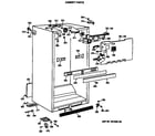 GE TBX21SASSRAD cabinet parts diagram