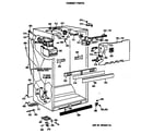 GE TBX24JASLRAD cabinet parts diagram