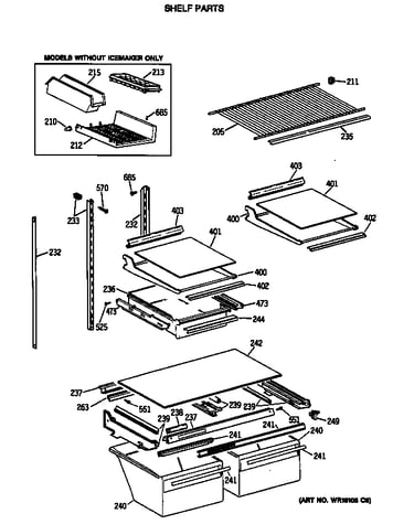 Shelf parts