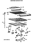 Comparment separator parts