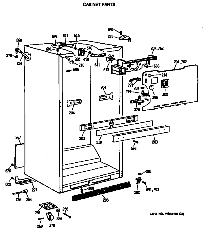 Cabinet parts