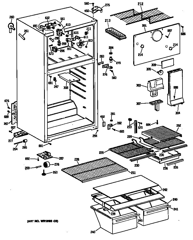 Cabinet/shelves