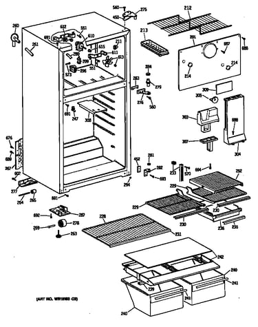 Cabinet/shelves