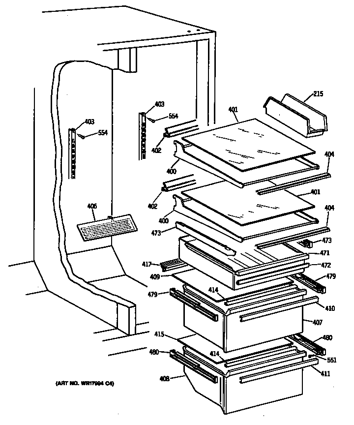 REFRIGERATOR SHELVES