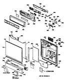 Control panel/door