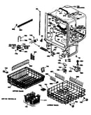 Tub assembly/racks