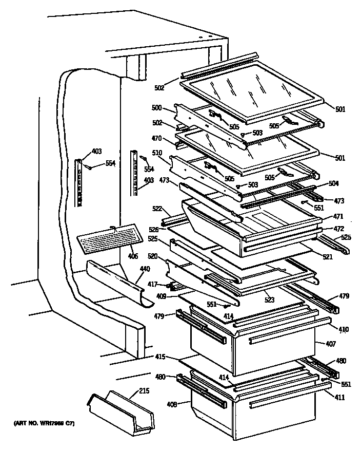 SHELVES