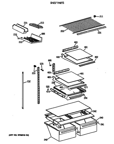 Shelf parts