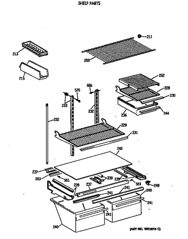 Shelf parts