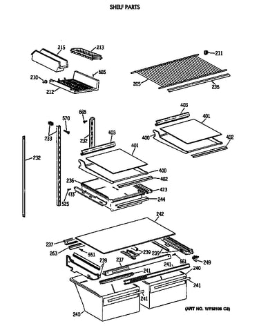 Shelf parts