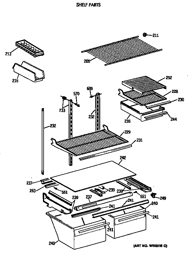 SHELF PARTS