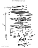 Compartment separator parts