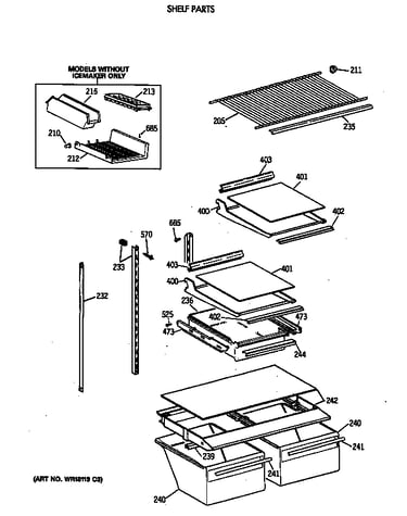 Shelf parts