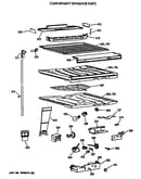 Compartment separator parts