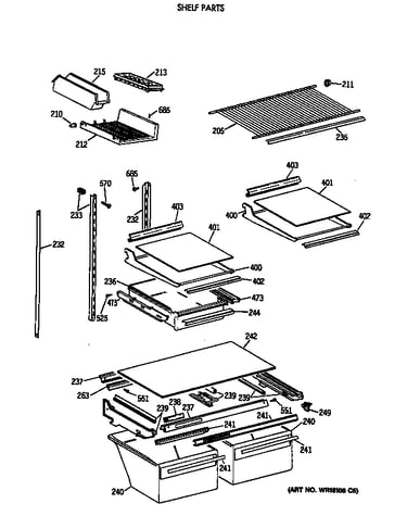 Shelf parts