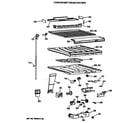 GE TBT21JATERAD compartment separator parts diagram