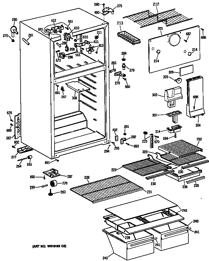 Cabinet/shelves
