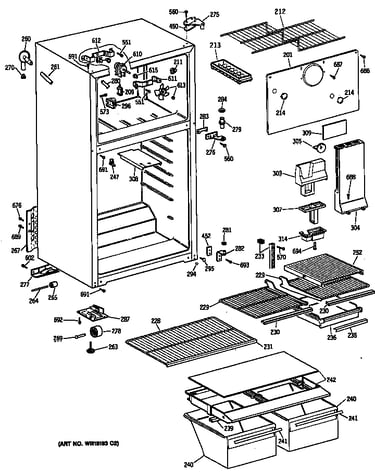 Cabinet/shelves