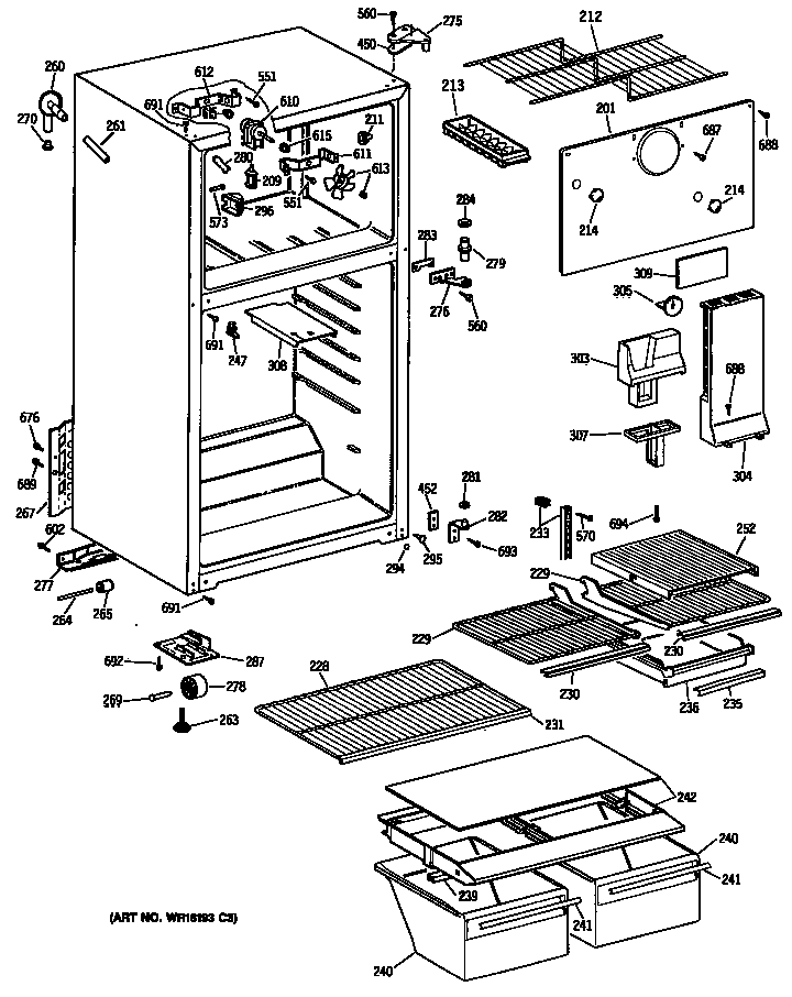 Cabinet/shelves